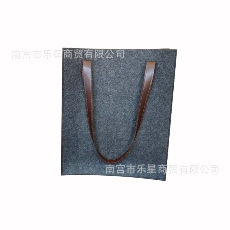 Factory tote bag non-woven shopping bag professional production creative gift felt bag simple leather bag printed logo Factory tote bag non-woven shopping bag professional production creative gift felt bag simple leather bag printed logo