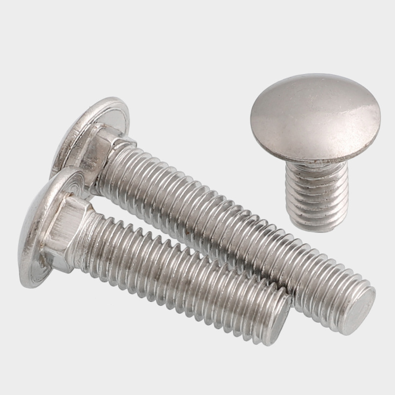 M5M6M8M10M12 201不锈钢GB12小头方颈马车螺丝螺栓扁头方颈货架