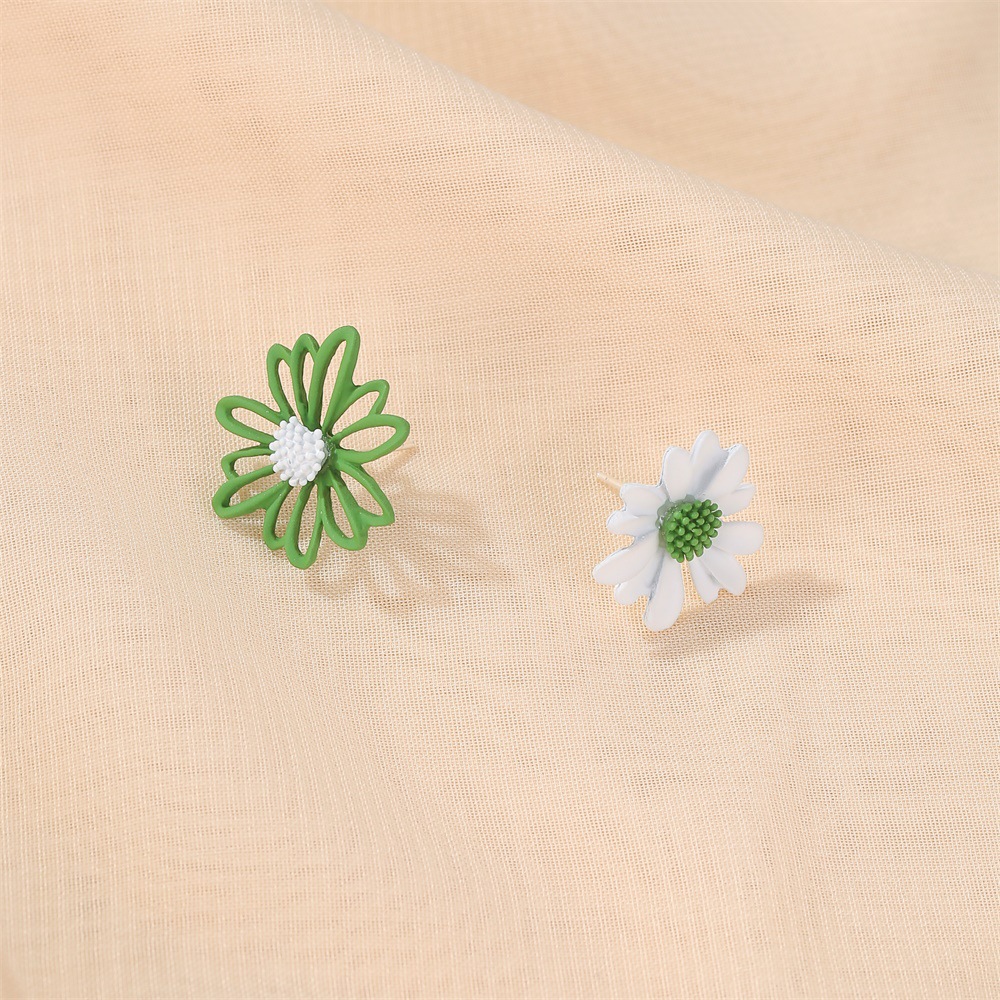Flower Plating Alloy Earrings Ear Studs display picture 10