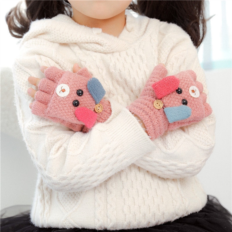 Children Unisex Cute Cartoon Cotton Blend Polyester Gloves 1 Pair display picture 2