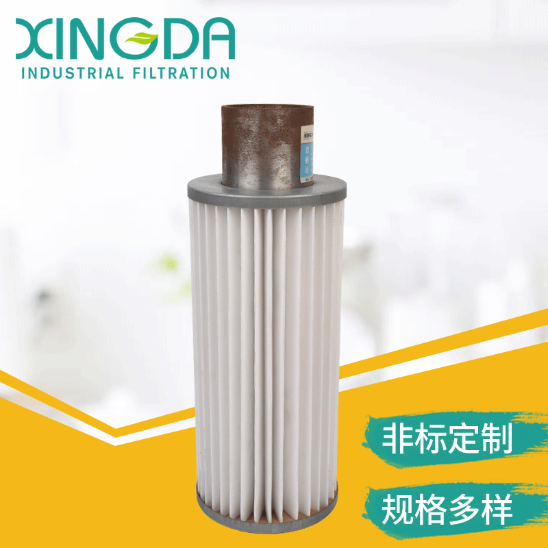 打磨滤筒除尘柜过滤粉尘滤芯焊烟净化覆膜滤筒除尘滤芯