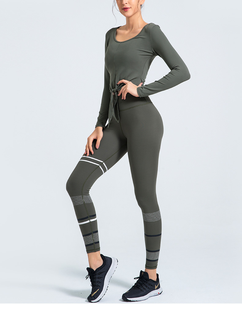 women s long-sleeved sports tops quick-drying yoga pants nihaostyles clothing wholesale NSSMA77043