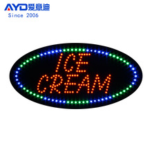 a؛ԴW LEDV LED Ice Cream  Sign 48x24cm