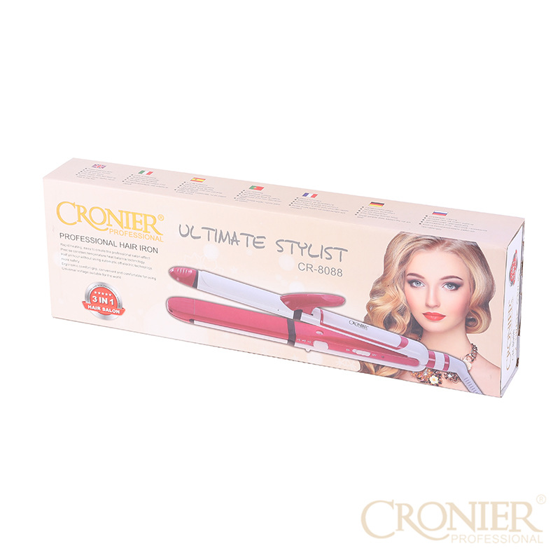 CRONIER CR-8088 直卷两用美发直发器 卷发棒便携恒温护发器详情4