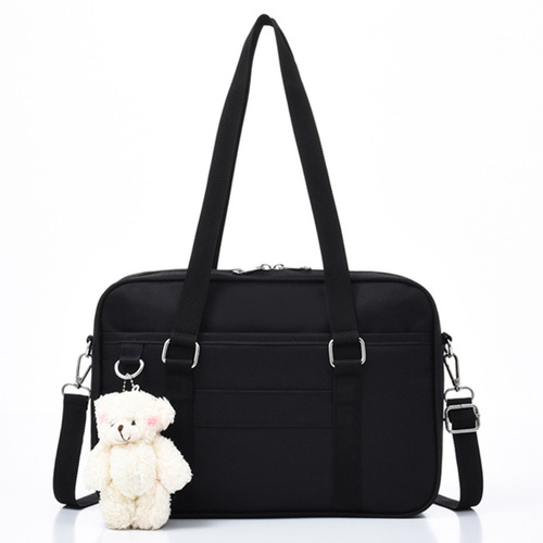 jk bag uniform bag female student Japanese bag shoulder portable canvas college school bag night market stall supply