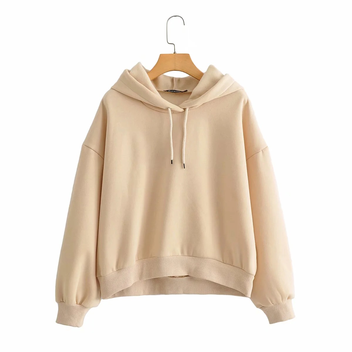 Loose hooded pullover warm sweater  NSHS31482