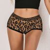 2020 European style motion shorts stripe Elastic sexy yoga shorts Leopard Boxer