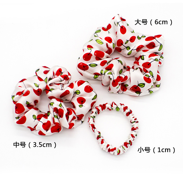 高檔純真絲發圈 女式100%桑蠶絲綢緞面馬尾盤發束發圈 純手工定制