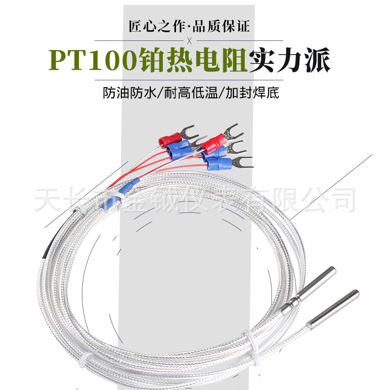 Thermometer, sensor stainless steel, platinum 100 sample