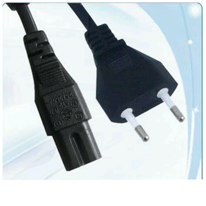 【厂家直销】欧式两插电源线  两级电源线 可定制电源线