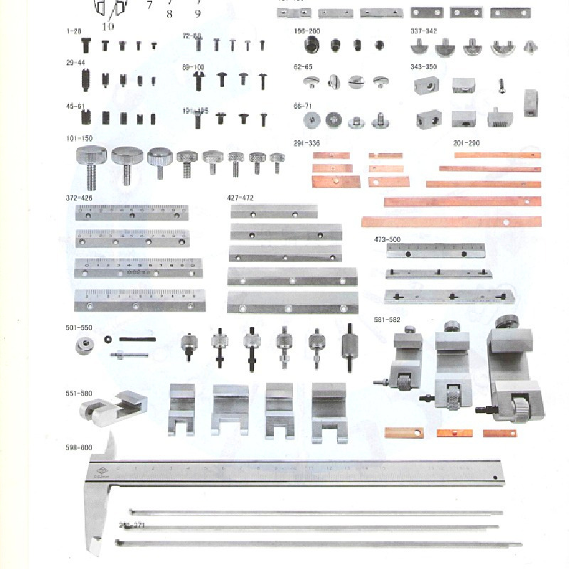 游标卡尺配件锁紧螺丝m3m4m5通用数显带表卡尺高精度螺丝量具配件