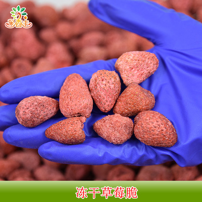 【果香丰】冻干草莓脆500克包装草莓干商用 雪花酥原料牛轧糖原料|ms
