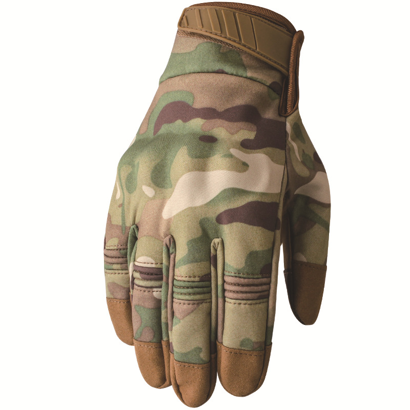 Outdoor special forces training tactical touch screen glove motorcycle riding warm windproof waterproof camouflage sports gloves