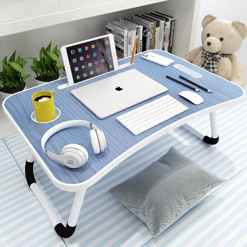 Bed small table desk student folding hom...