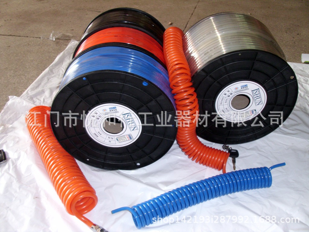 批发ISHUN牌,ABC牌,CHYMEC牌PU管10X6.5X100M 蓝色