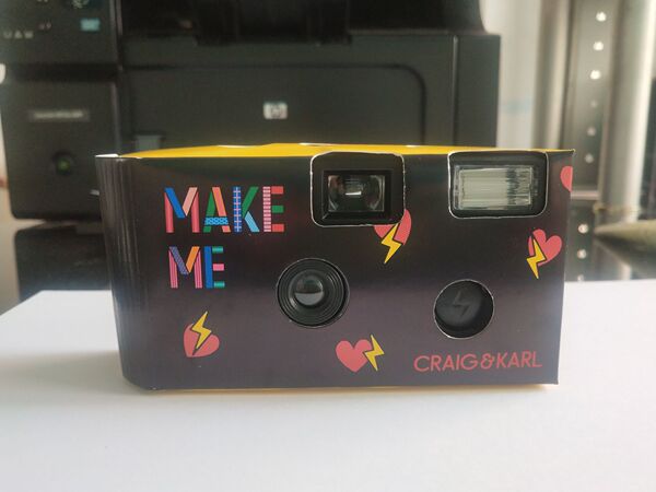 Small flashing camera