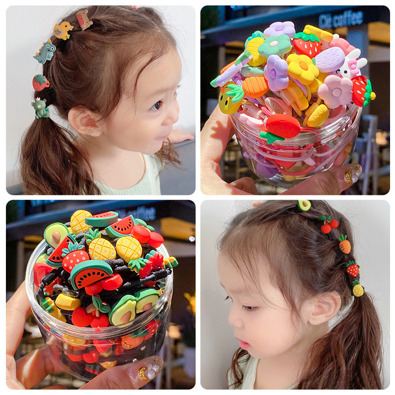 Children's head rope baby tie hair rubbe...