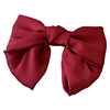 Hairgrip with bow, hair accessory, red hairpin, Japanese hairpins, Lolita style