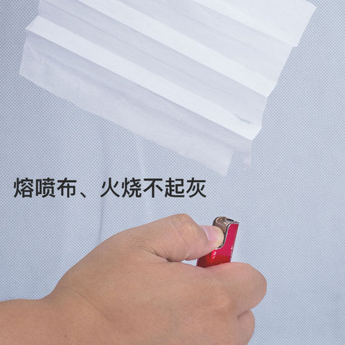 10 pieces of disposable civil use three-layer masks with meltblown protection, in pink, black, white, and blue colors, beautifully packaged.