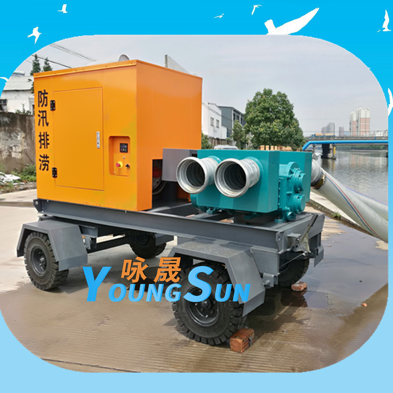 8寸防汛移动转子泵
