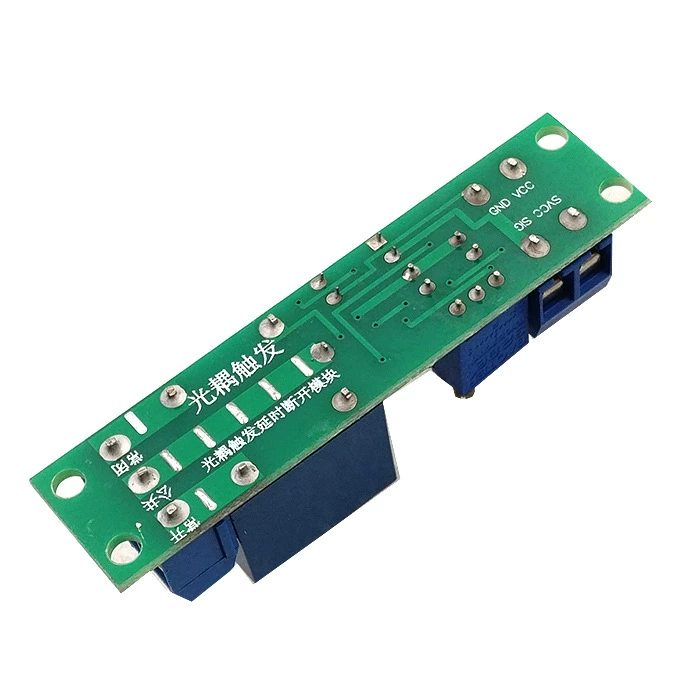The 12V delay relay module car starts the delay switch with optocoupled coupling signal trigger time can be adjusted
