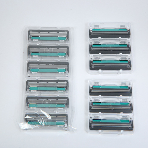 First-line manufacturer double-layer manual razor, men's razor, razor blade set of three blades per pack