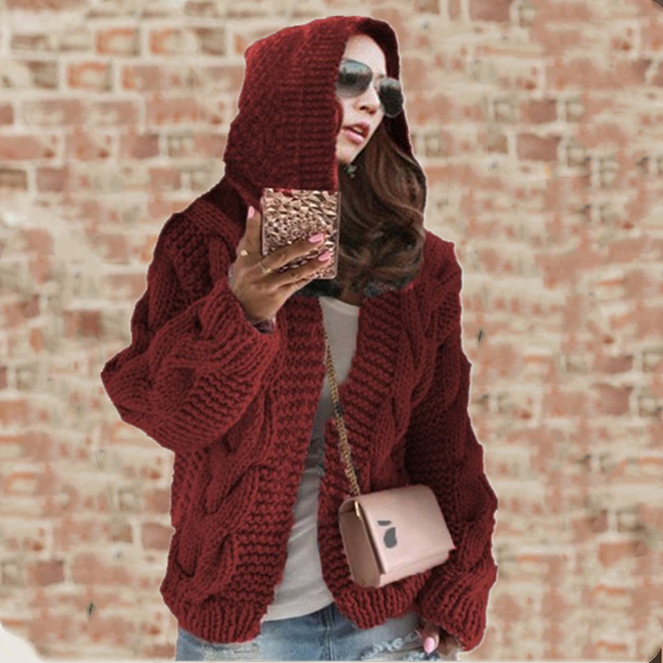 Casual Long-Sleeved Sweater NSSX66955