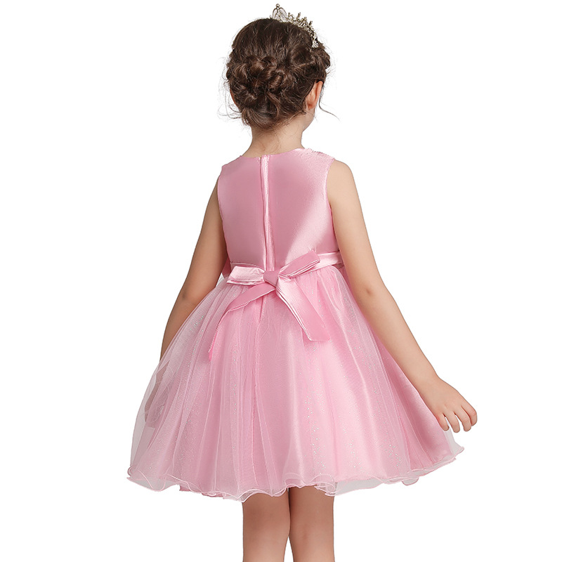 Christmas dress girl's dress children's Dress Baby Princess Christmas dress foreign trade puffy skirt