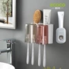 Two cups+squeeze toothpaste (gray white)