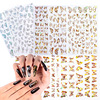 Nail stickers, fake nails, thin sticker