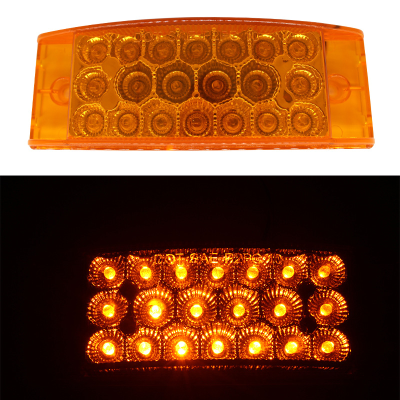 Nuevo fabricante 20LED luz de advertencia del camión luz lateral del remolque