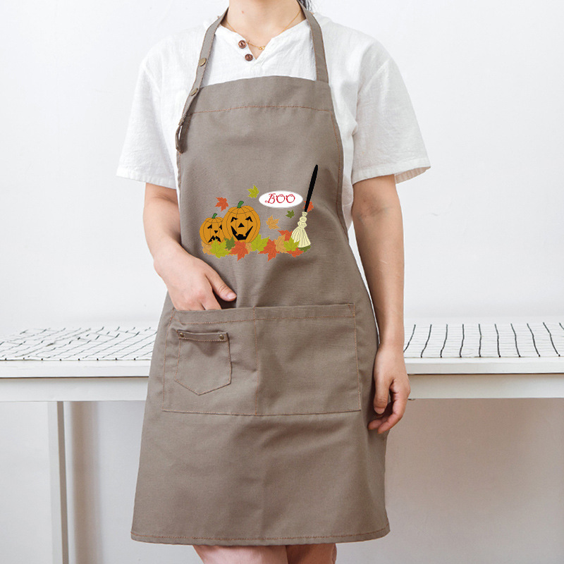 Botón-caqui-linterna de calabaza