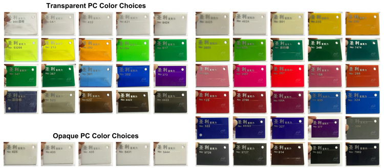 Details page PC color card