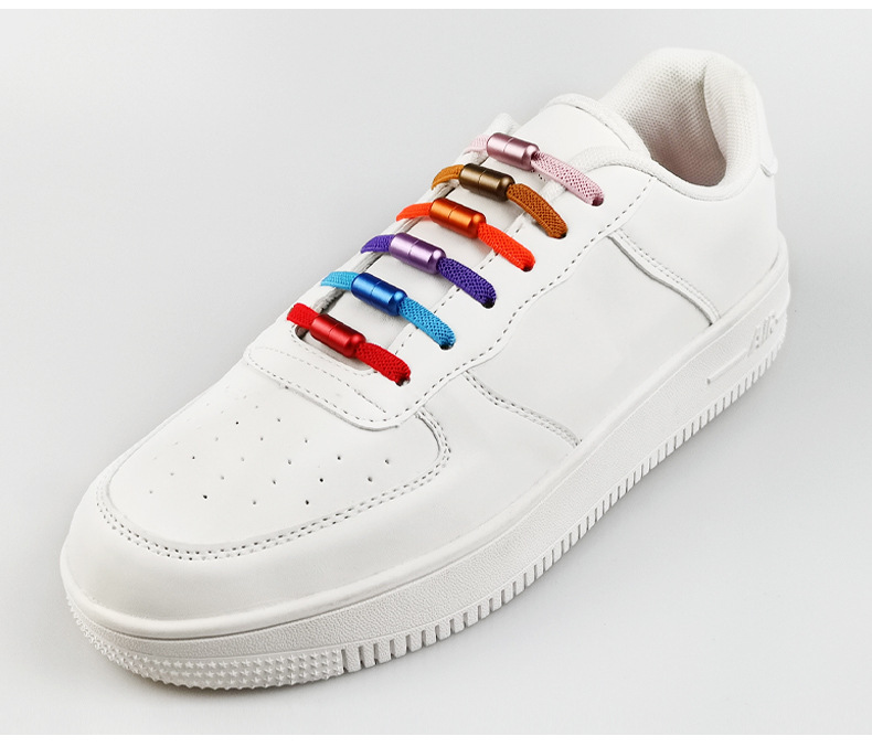 20g Weight Shoelace Shoe Accessories Type 1 Pair Quantity Daily Occasion Mesh High Stretch Yarn Material Comfort Function Solid Color Pattern All Seasons Season Women's Gender New Simple And Creative Elastic Free-tie Lazy Shoelaces