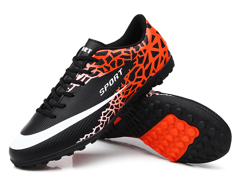 Low-Top-Fußball für Jungen und Mädchen mit gebrochenen Kunstrasen-Lederfüßen, AG-Langnägeln, Schülersporttraining_voghion.com