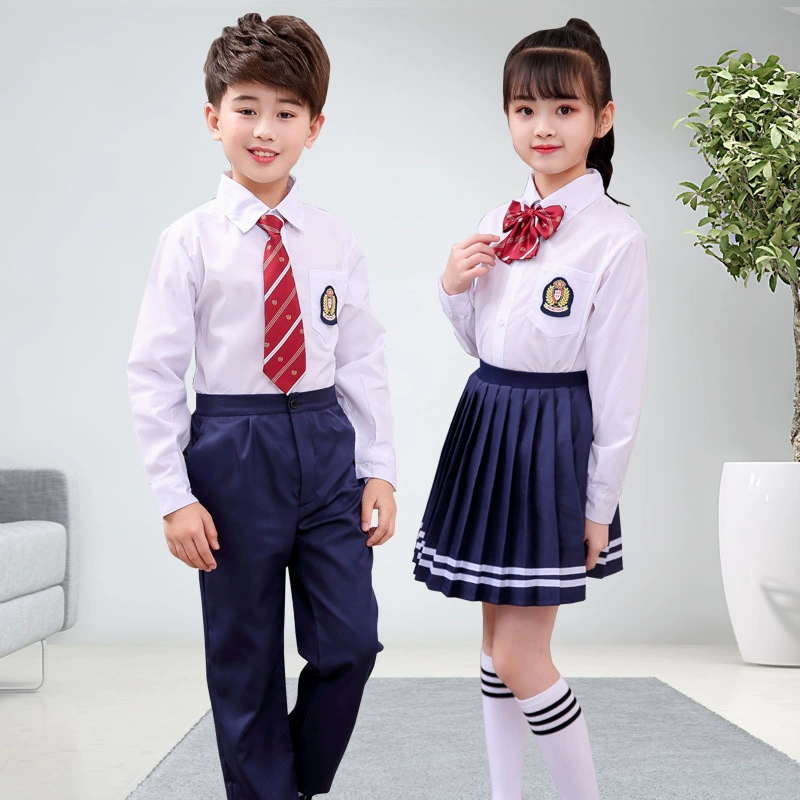 Новый костюм для детской школьной формы с длинными рукавами, Детский костюм, костюм для детского сада, костюм для класса, индивидуальный костюм хора в британском стиле