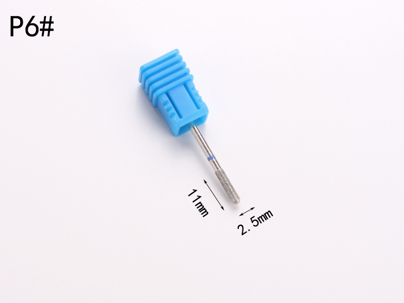 Cruz-frontera cabeza de pulido de uñas de alta calidad esmeril cabeza de molienda eléctrica máquina de molienda de piel muerta