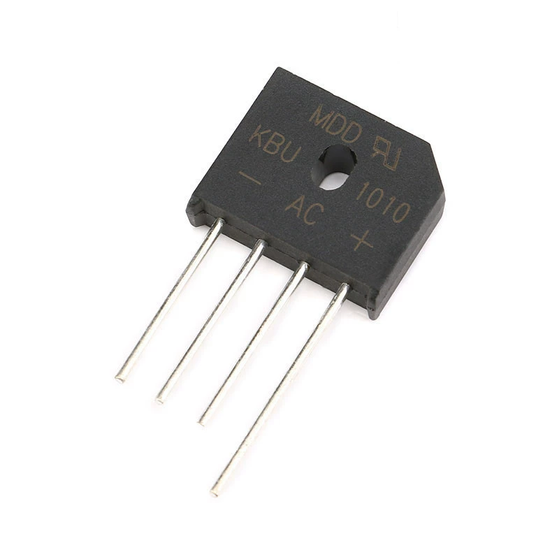 Оригинальный аутентичный плоский мостик KBU1010 KBU 10A/1000V выпрямитель мост стекло-силиконовый диодный мост