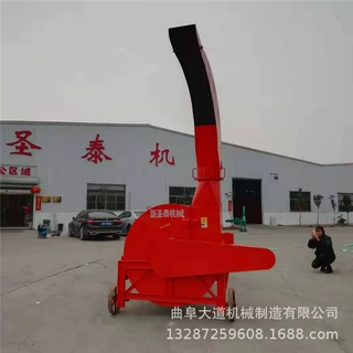 农场养殖铡草粉碎机 5吨铡草机批发中小型秸秆铡揉机
