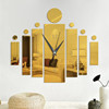 Acrylic creative decorations for living room on wall, mirror effect