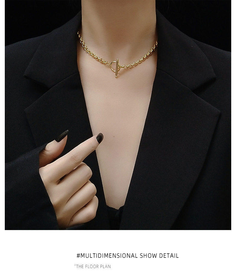 Fashion Exaggerated  Ot Buckle Clavicle Women's  Necklace display picture 13