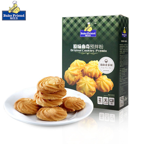 Baizhiyou cookie powder 350g diy handmade home baking ingredients original cookie powder pre-mixed powder
