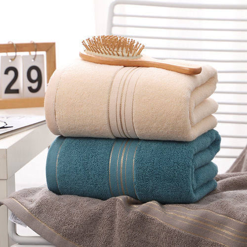 Factory direct sales extreme stock pure cotton bath towel customized absorbent soft universal bath gift advertising company dropshipping