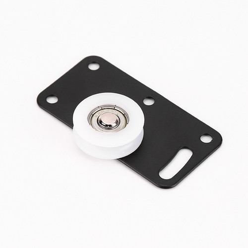 Old-fashioned wardrobe sliding door pulley sliding door accessories upper wheel lower track roller old-fashioned sliding door wheel concave wheel cabinet door
