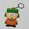 South Park Southern Park Loying Park keychain double -sided silicone keychain promotional gift