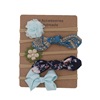 Children's cloth with bow, soft nylon headband, hair accessory, set, cards suitable for photo sessions, flowered