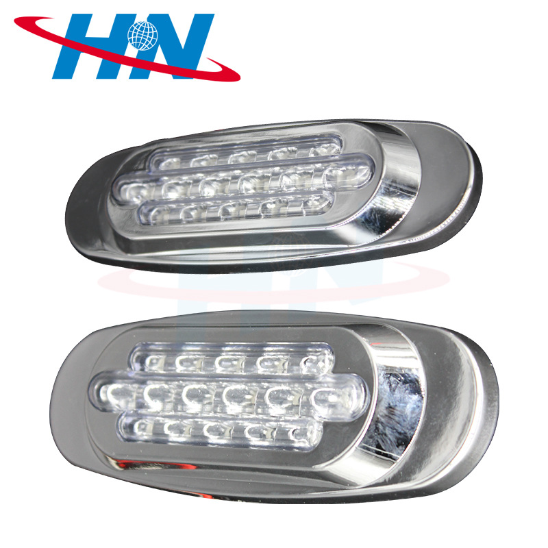 6 pulgadas oval 16led 12V camión lado luz esquina lámpara colgante Luz