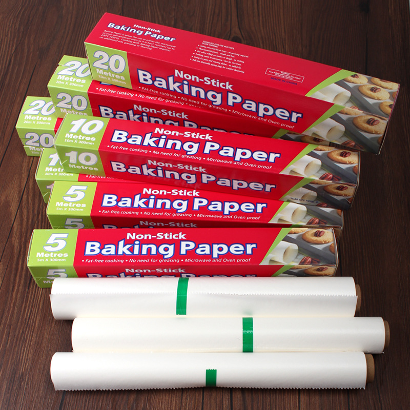 Fabricante en stock papel para hornear papel de aceite de silicona papel de pergamino aceite antiadherente almohadilla impermeable placa papel barbacoa vapor papel pizza horno