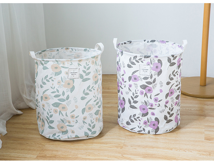 Simple Color Glower Printing Storage Bucket Wholesale Nihaojewelry display picture 5