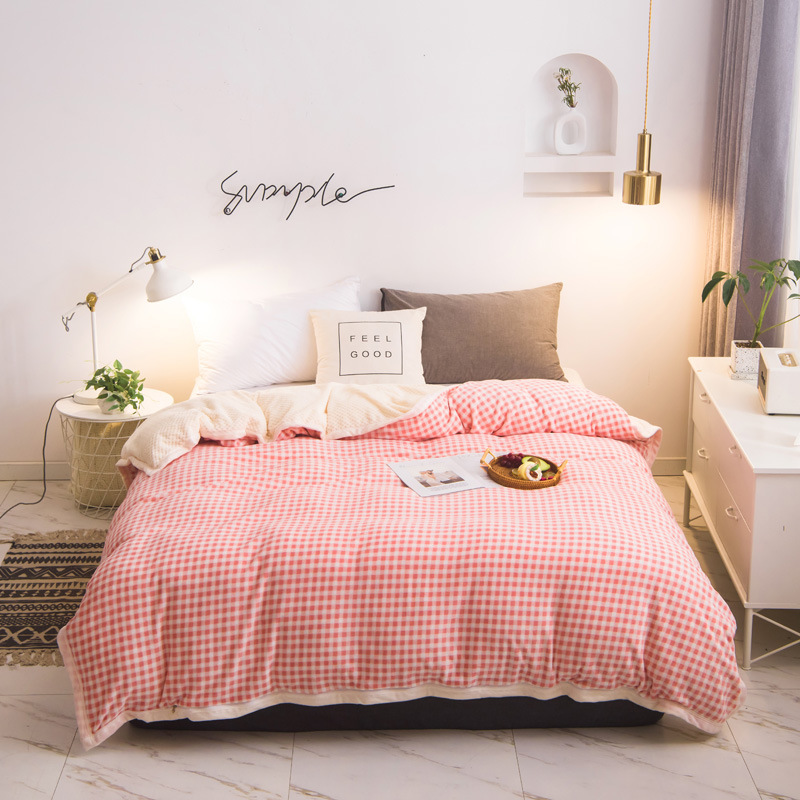 廠家直銷牛奶絨加厚保暖可拆洗酒店被子 學生春秋冬被團購批發